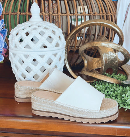 THE EMERY ESPADRILLES- OFF WHITE