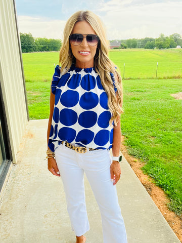 ROYAL DOTTED TOP--LAST CHANCE SALE